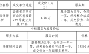 九州注册2023-2026年法律顾问咨询项目成交公告